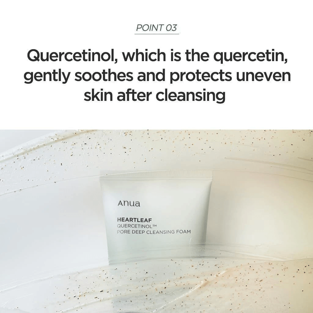 Anua Heartleaf Quercetinol Pore Deep Cleansing Foam - 150ml