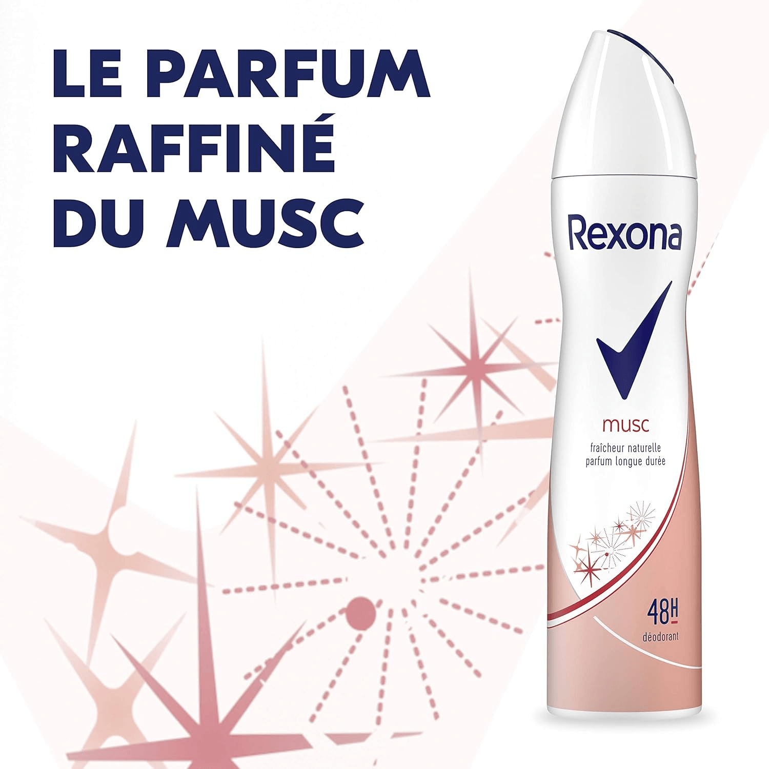 Rexona Musc Natural Freshness 48H Deodorant Spray - 200ml