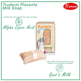 Truderm Placenta Milk Exfoliating Soap Bag - 135g