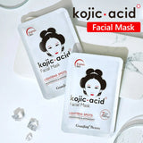 Guanjing Beauty Brighten Skin Kojic Acid Facial Mask - 25ml × 5Pcs