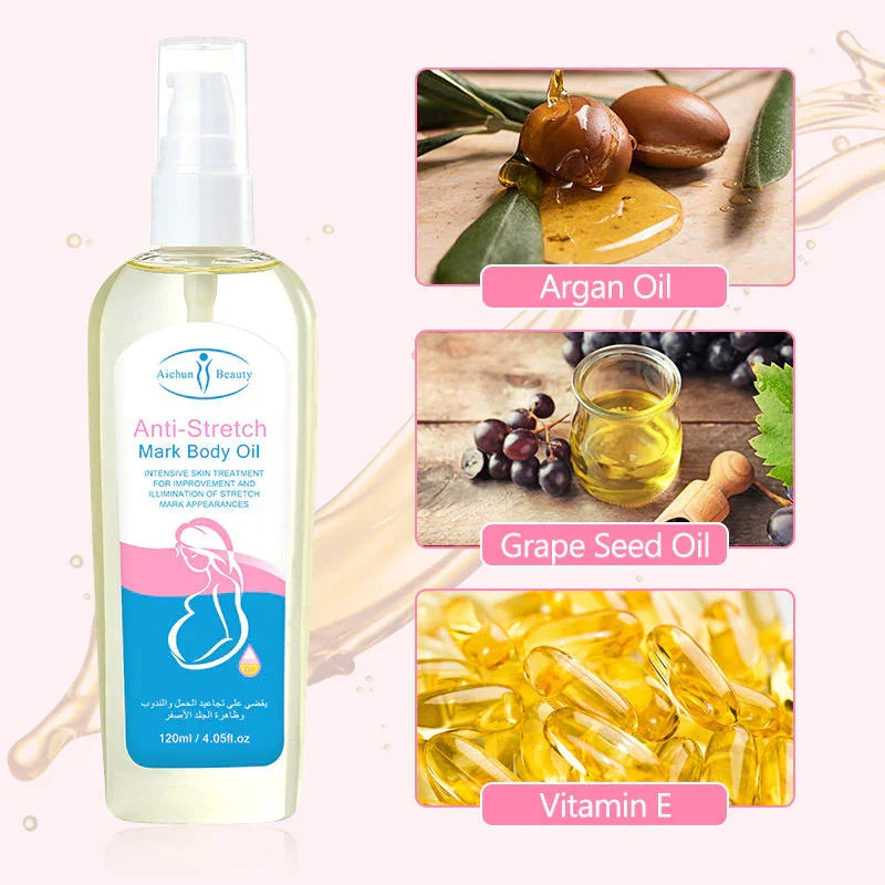 Aichun Beauty Anti-Stretch Mark Body Oil - 120ml