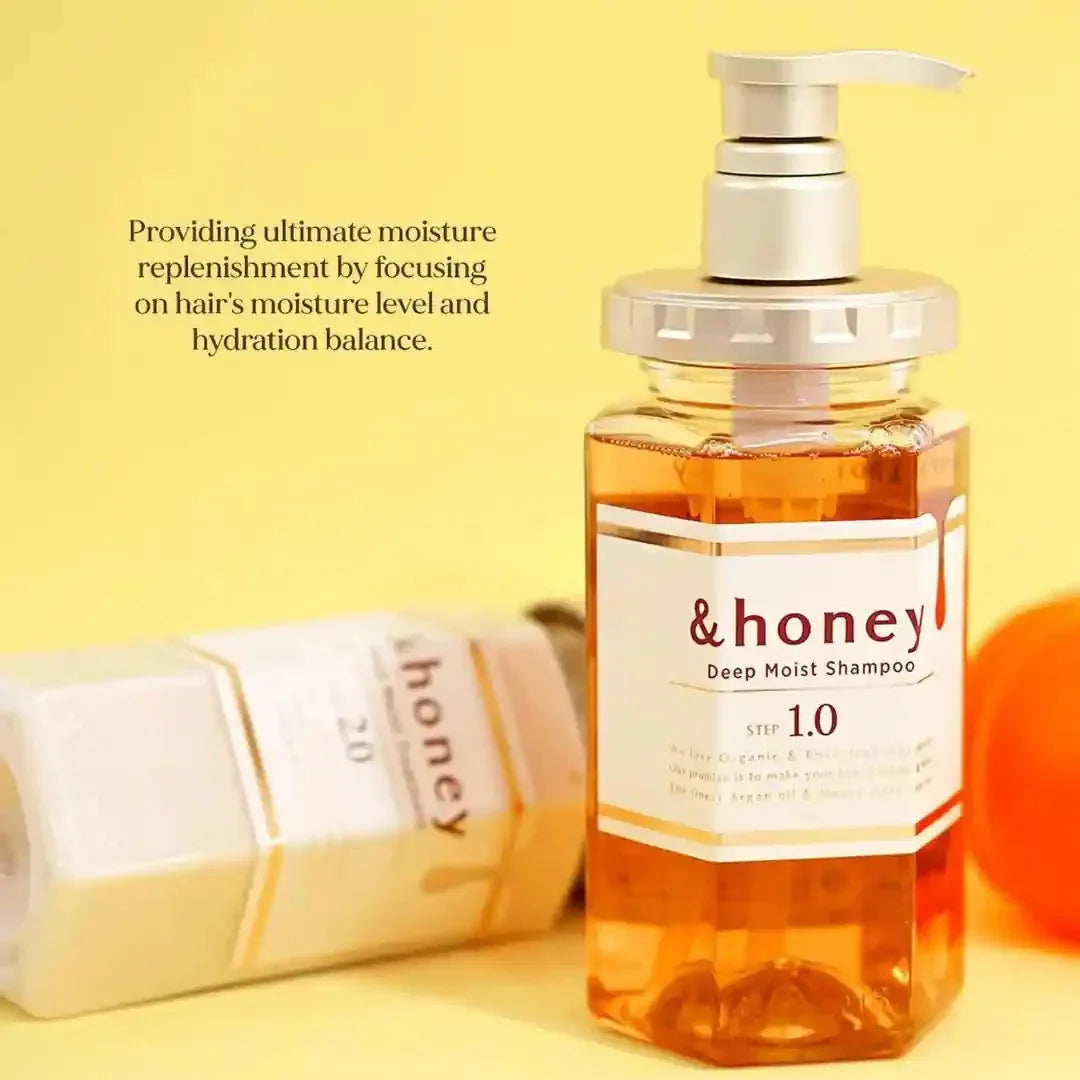 ViCREA & Honey Deep Moist Shampoo 1.0 + Treatment 2.0 Set (Japan)