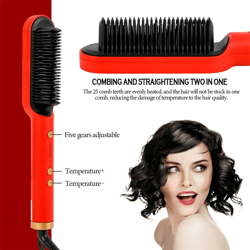 Multifunctional Hair Straightener Comb