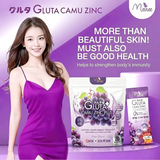 Manee Gluta+ Camu Zinc Plus Grape Flavour - 20 Sachets × 10g