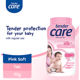Tender Care Pink Soft Baby Powder - 50g