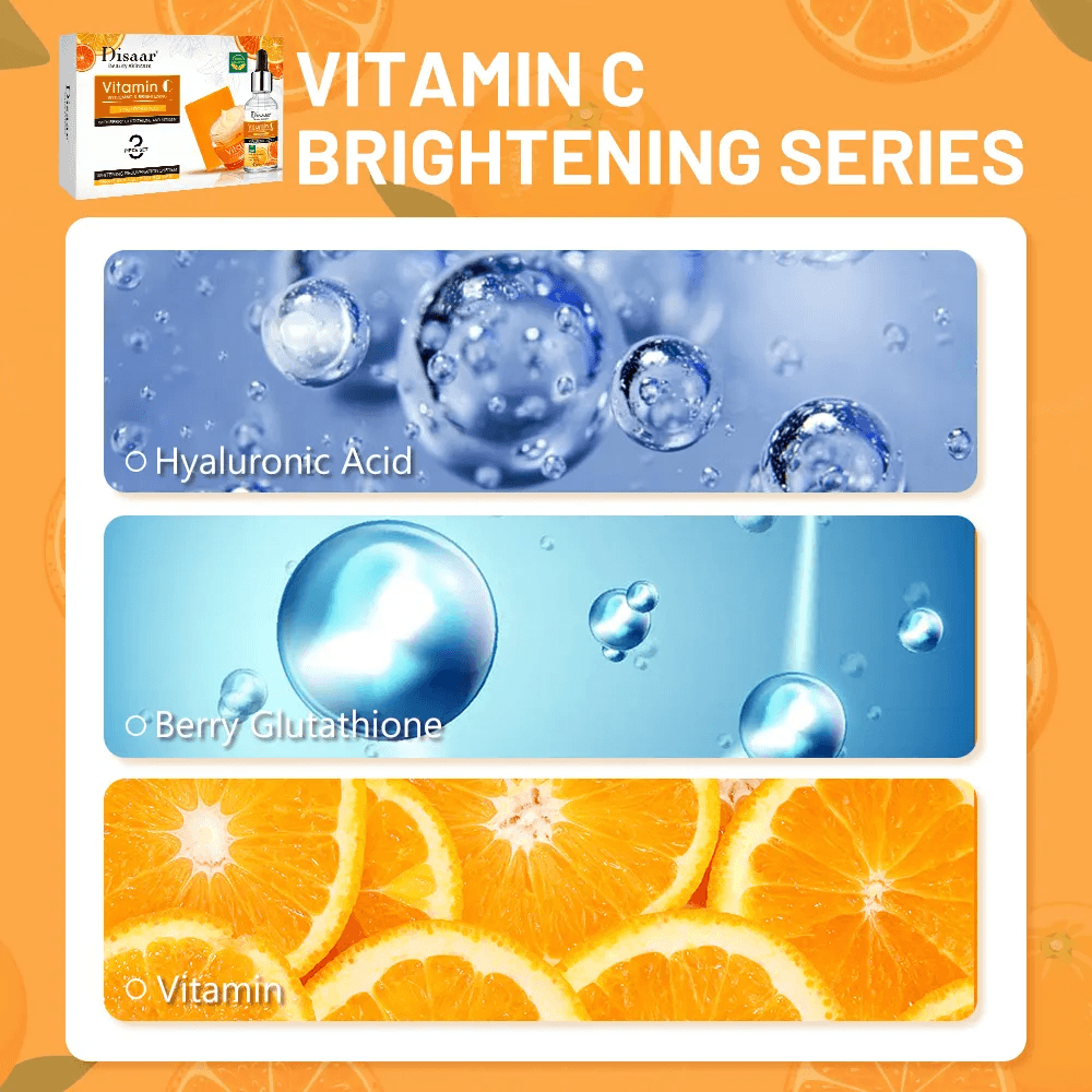 Disaar Vitamin C Whitening & Brightening 3Pcs Set