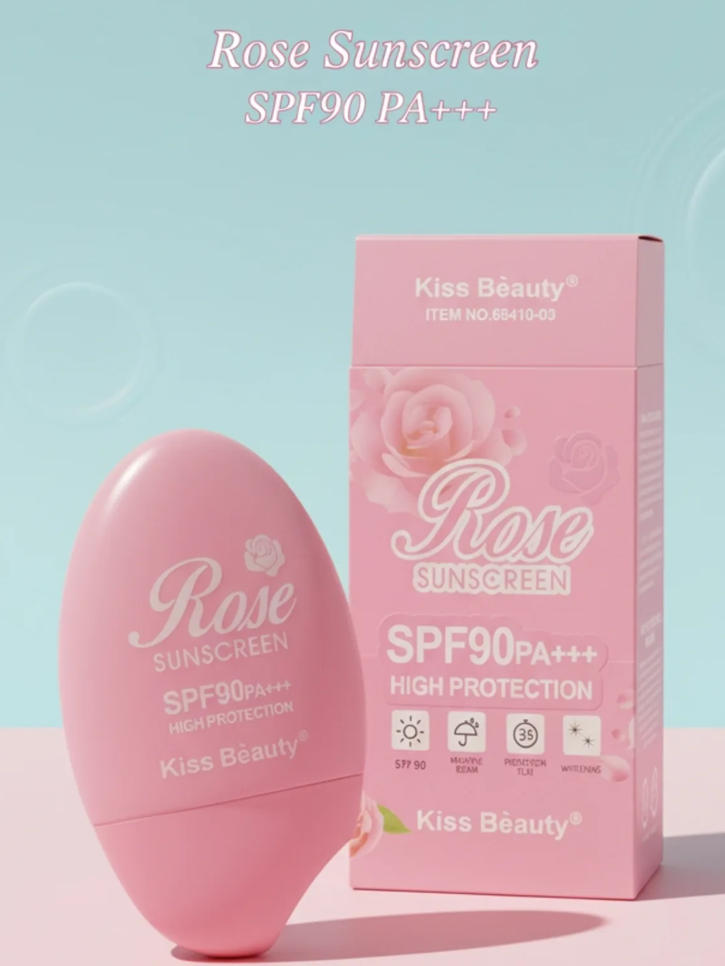 Kiss Beauty Rose Sunscreen SPF 90 PA+++ - 50ml