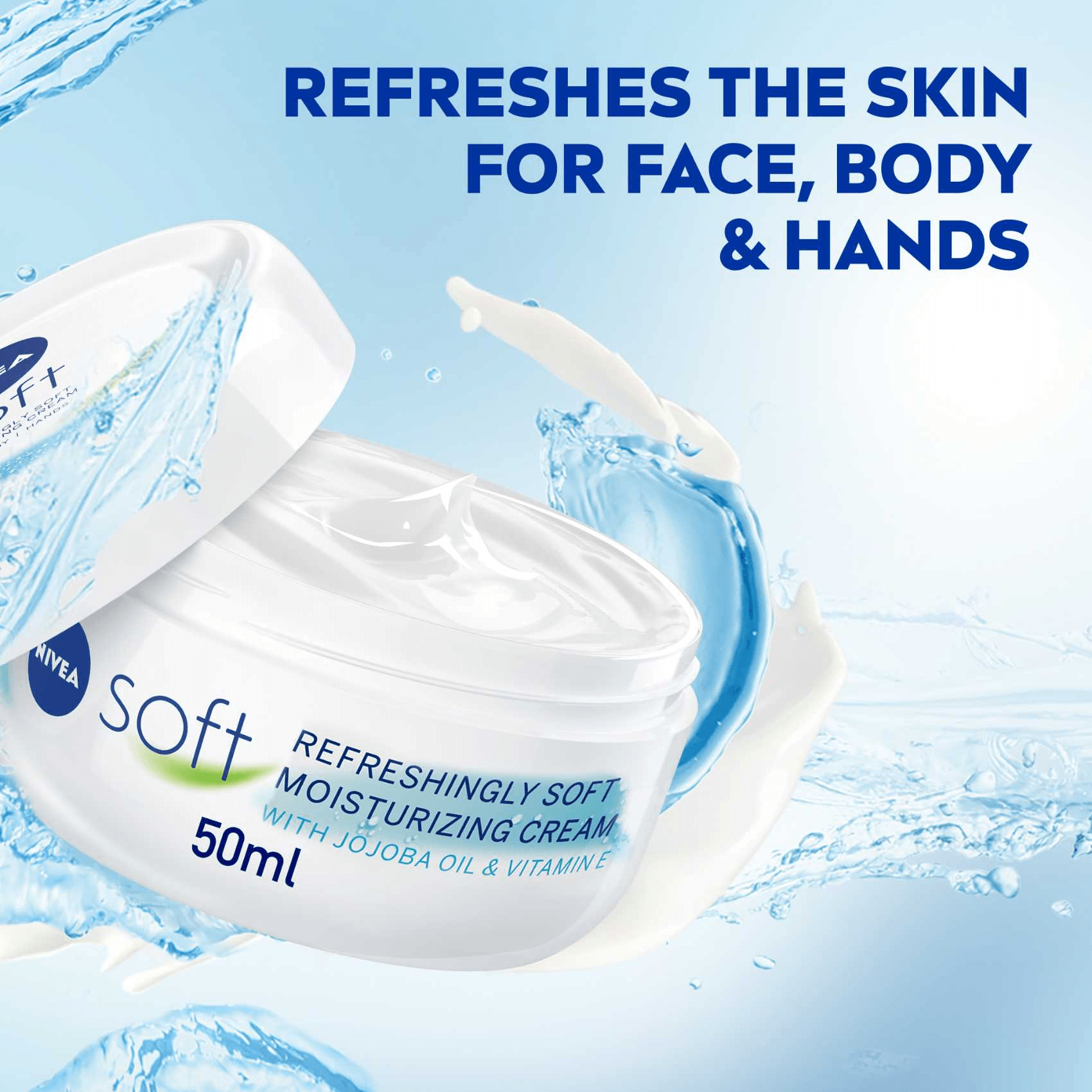 Nivea Refreshingly Soft Moisturising Cream - 50ml