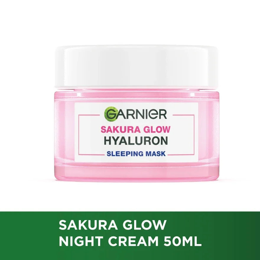 Garnier Sakura White Pinkish Glow Sleeping Mask - Night 50ml