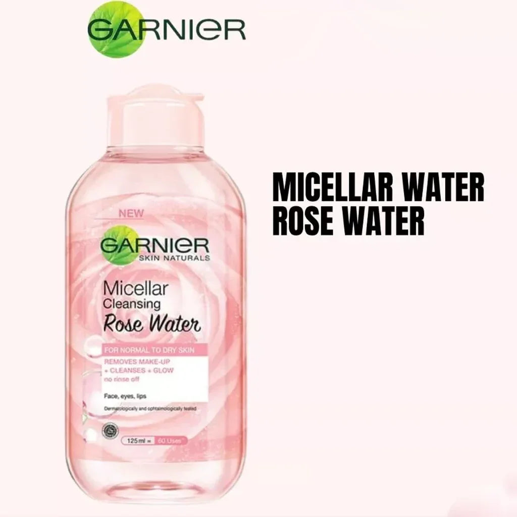 Garnier Micellar Cleansing Rose Water For Normal To Dry Skin - 125ml