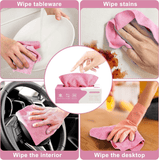 Removable Microfiber Rags Cleaning Cloth - 20Pcs