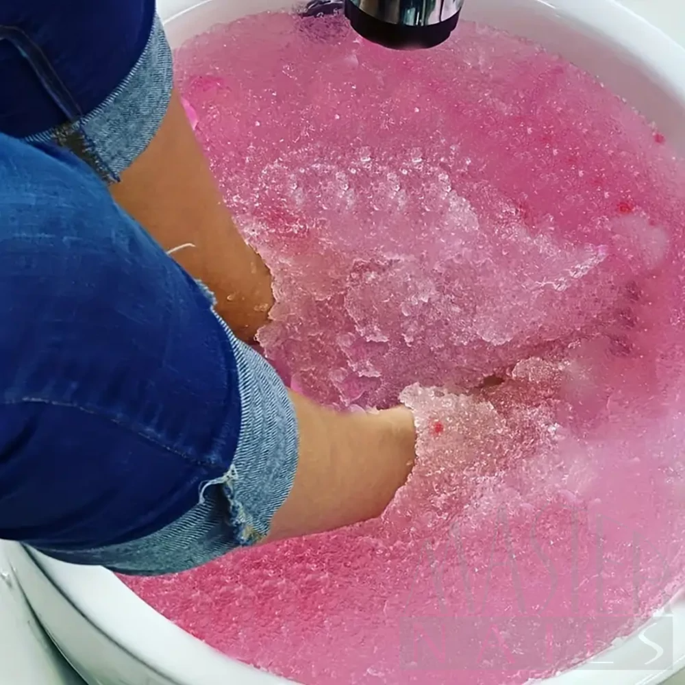 Kiss Beauty Rose Crystal Jelly Foot Spa - 40g+40g