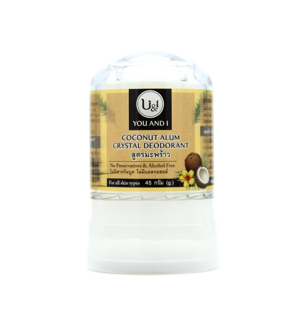 U&I Coconut Alum Crystal Deodorant - 45g