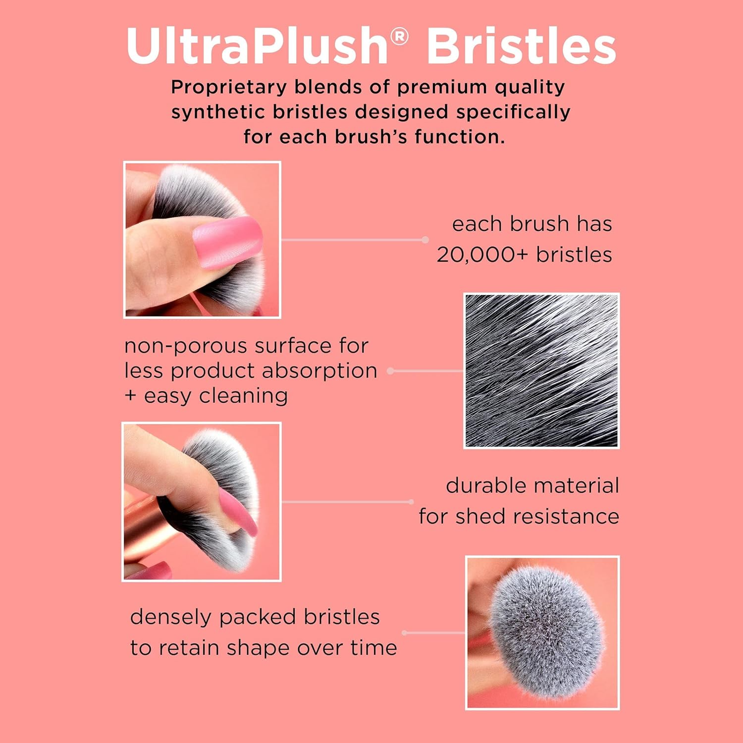 Real Techniques Cheek Mini Medium Sculpting Brush - 406