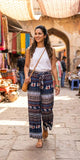 Women's Wrap Around  Wide-Leg Palazzo Pants K-BP-3