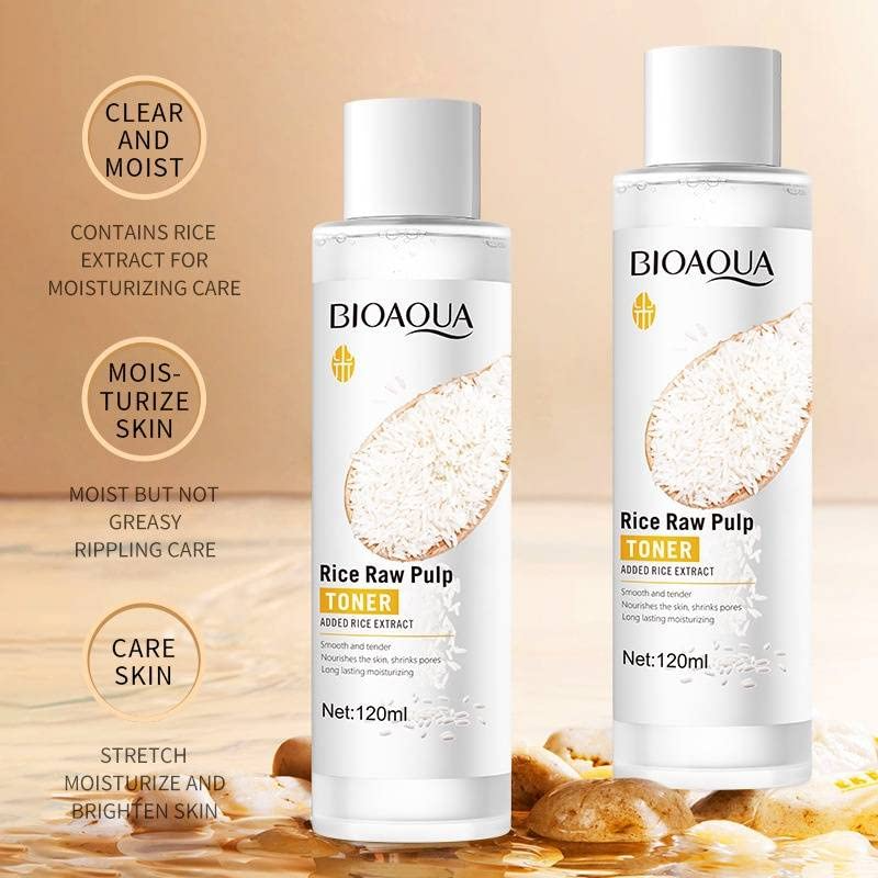 BIOAQUA Rice Raw Pulp Toner - 120ml