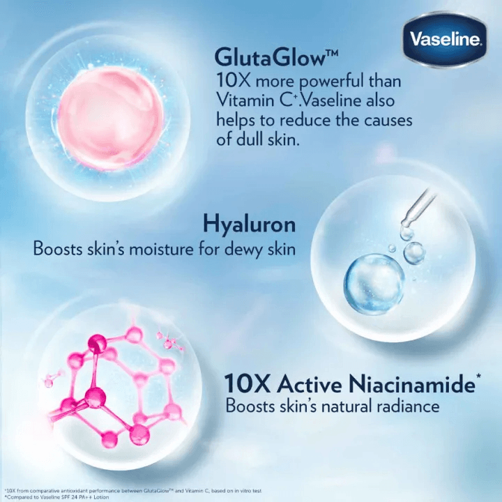 Vaseline Gluta-Hya Serum Burst Lotion Dewy Radiance - 330ml