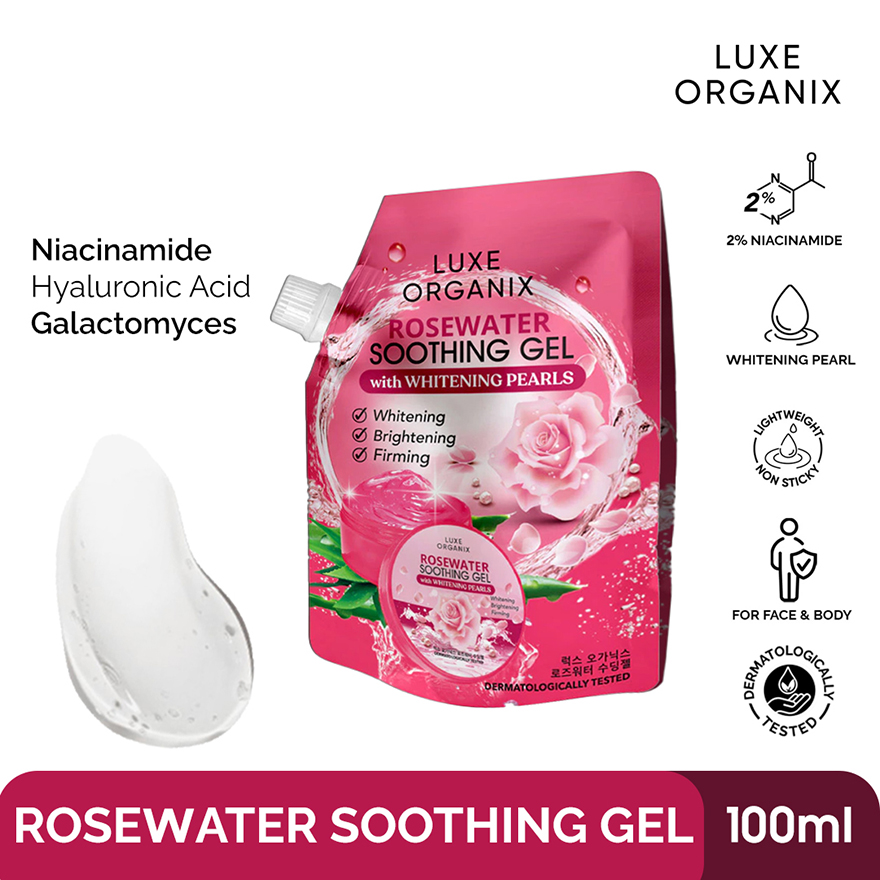 Luxe Organix Rosewater Soothing Gel - 100ml