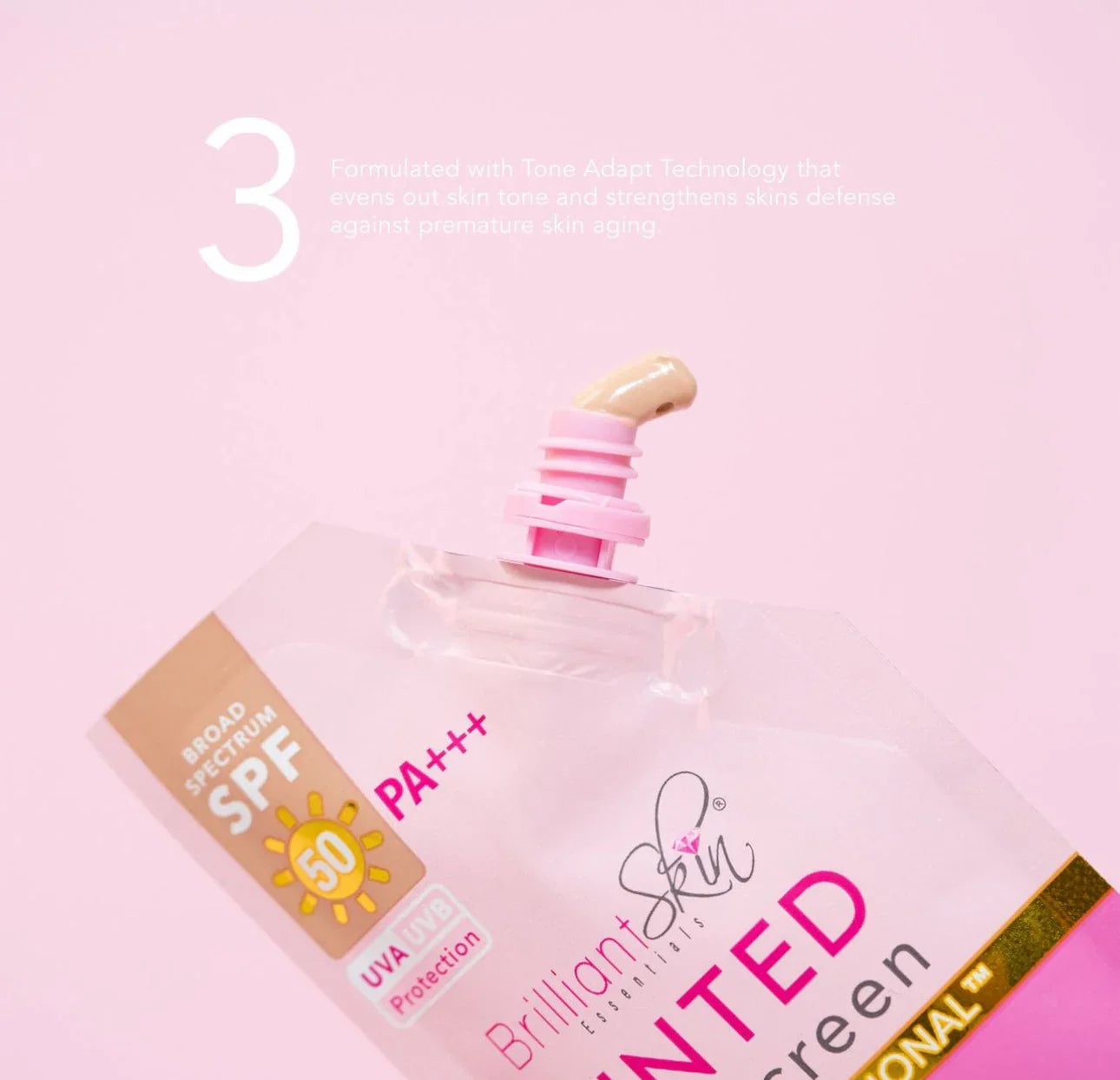 Brilliant Skin Tinted Sunscreen SPF50 PA++++ - 20g