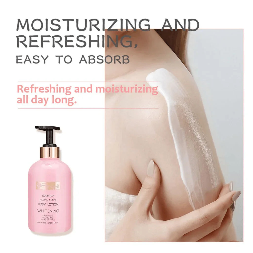 Shawill Sakura Niacinamide Brightening Body Lotion - 500ml
