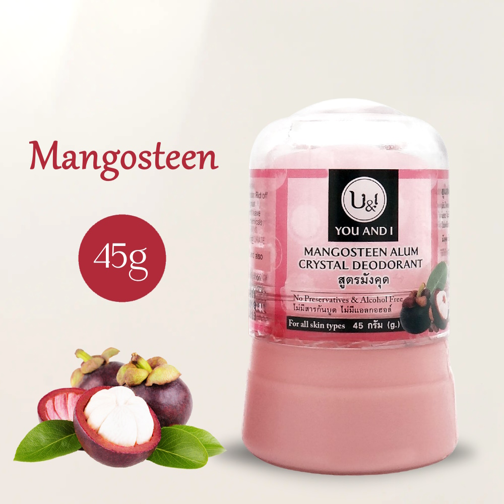 U&I Mangosteen Alum Crystal Deodorant - 45g