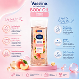 Vaseline Peach Vitamin B3 Body Oil - 200ml
