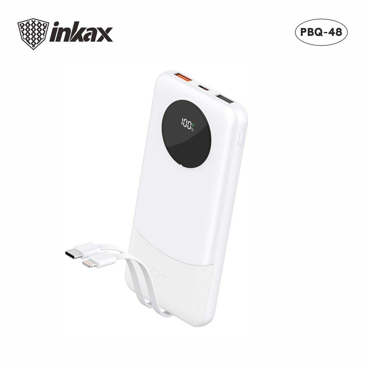 inkax Fast Charging 10000Mah Power Bank PBQ-48 – Moon Kuwait