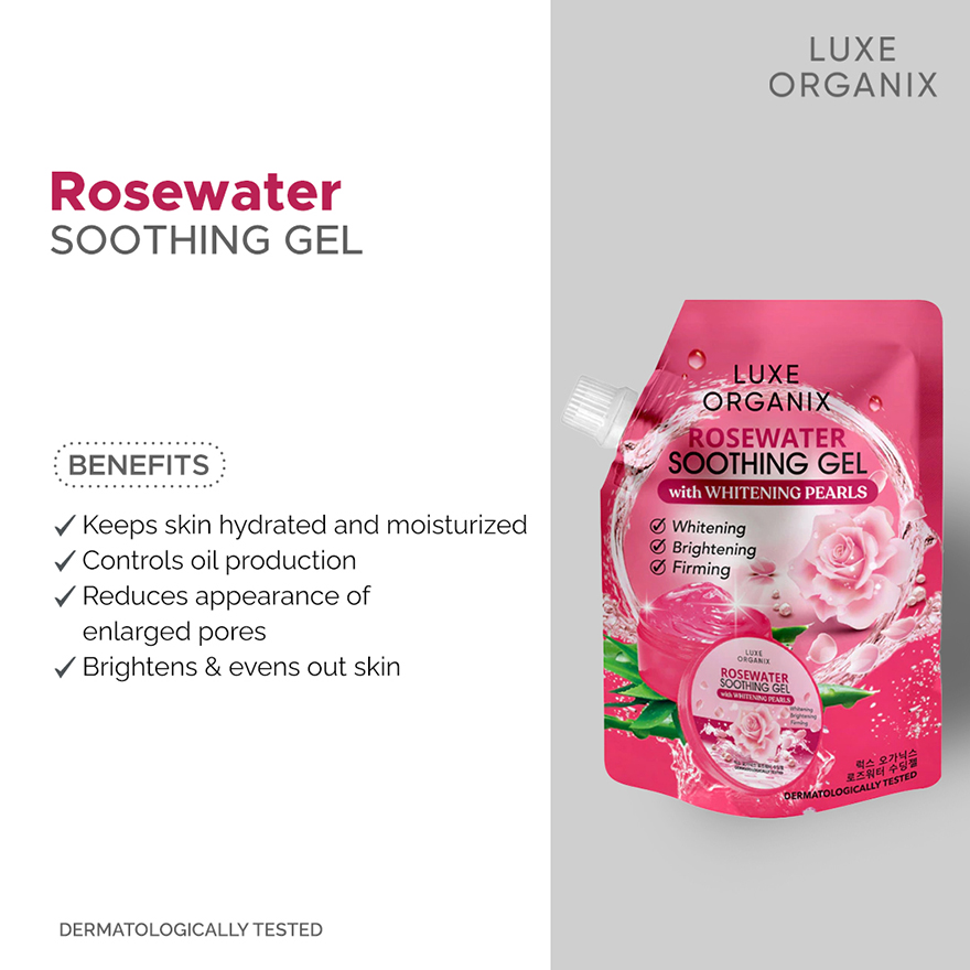 Luxe Organix Rosewater Soothing Gel - 100ml