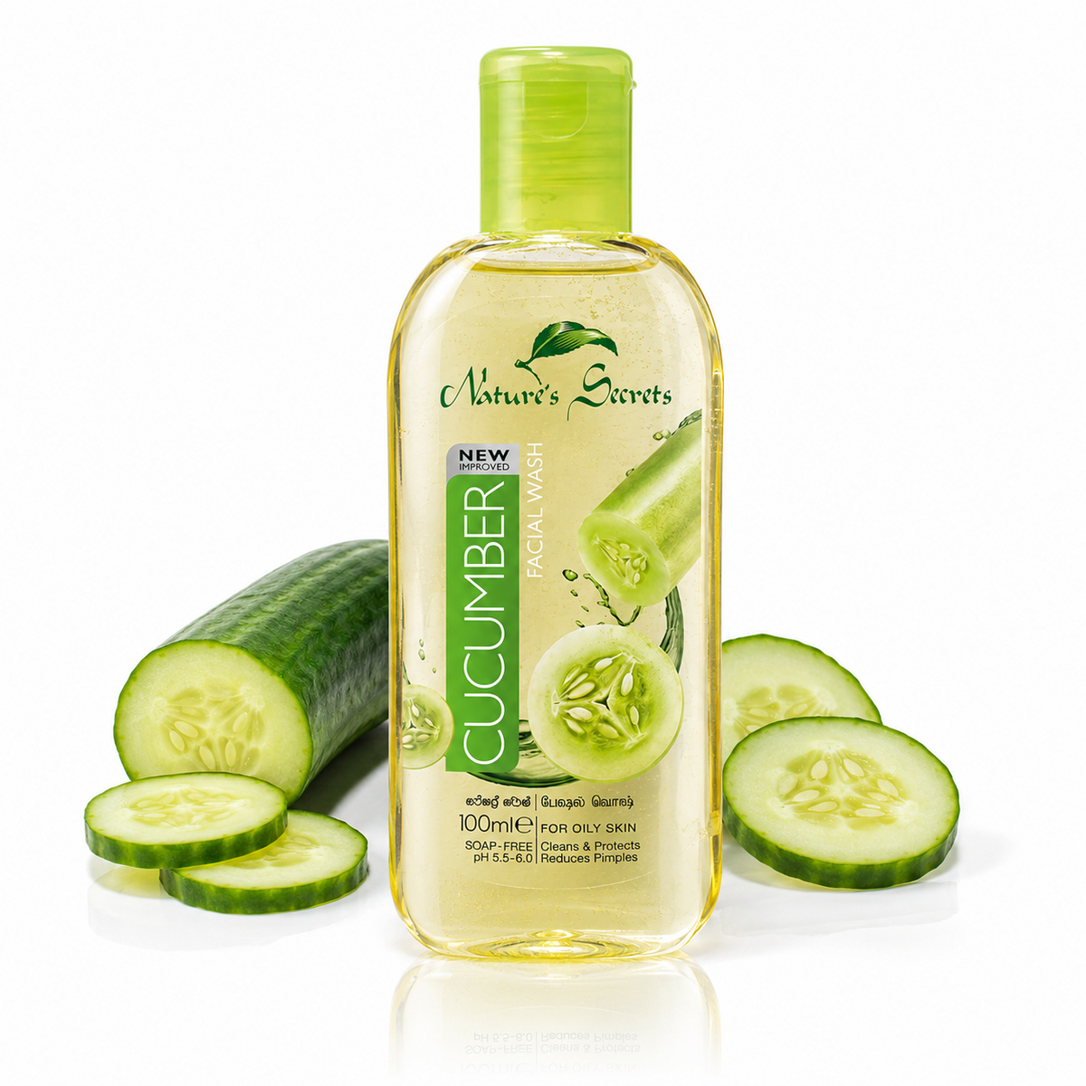 Nature's Secrets Cucumber Facial Wash - 100ml