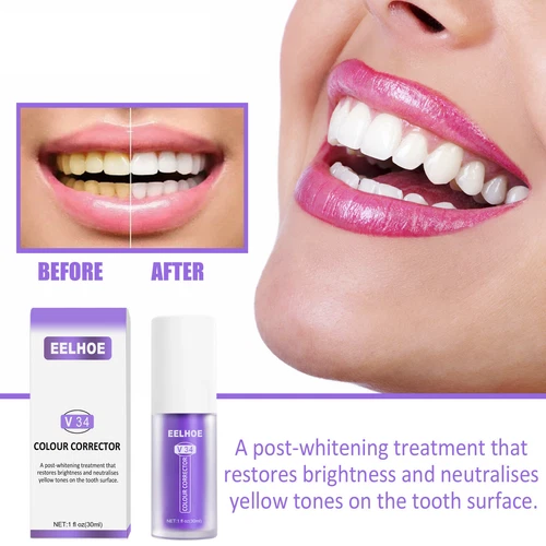 EELHOE V34 Colour Corrector + NH pro Enamel Care Set - 30ml × 2 Pcs