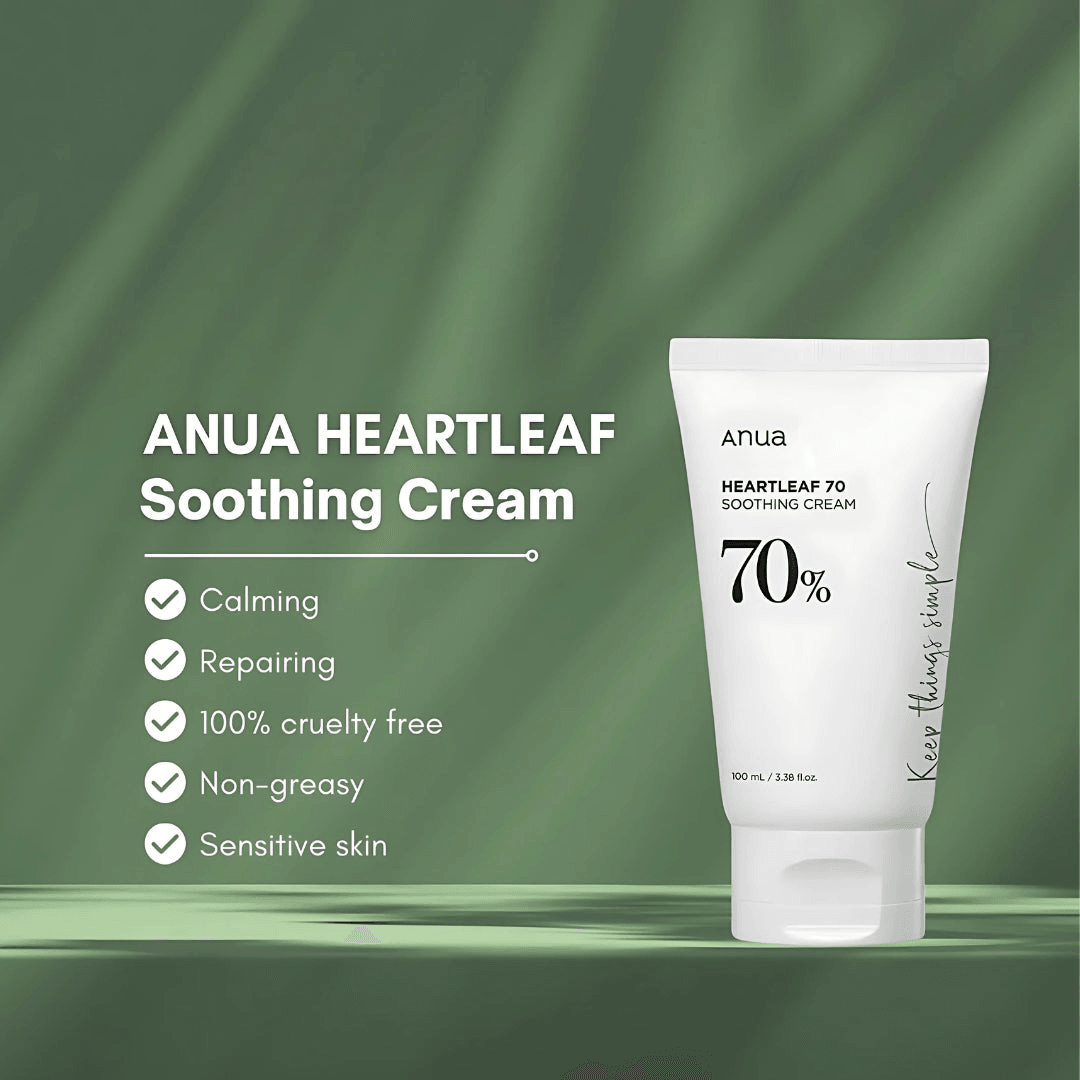 Anua Heartleaf 70% Soothing Cream - 100ml