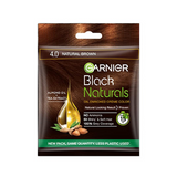 Garnier Black Naturals Hair Color Shade 4.0 Natural Brown - 20ml+20g