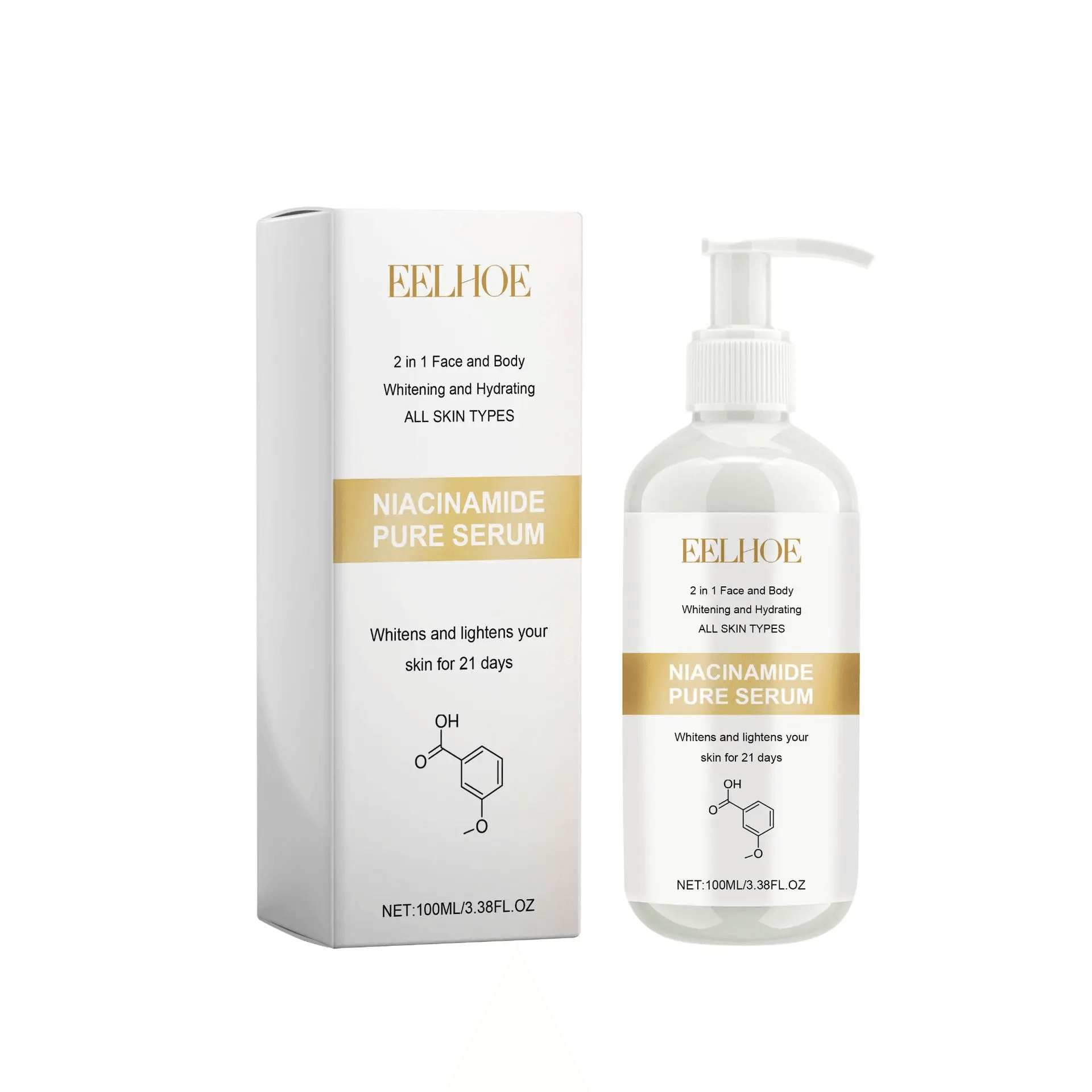 EELHOE 2 In 1 Face & Body Niacinamide Pure Serum - 100ml