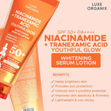 Luxe Organix Niacinamide + Tranexamic Acid Youthful Glow Serum Lotion - 200ml