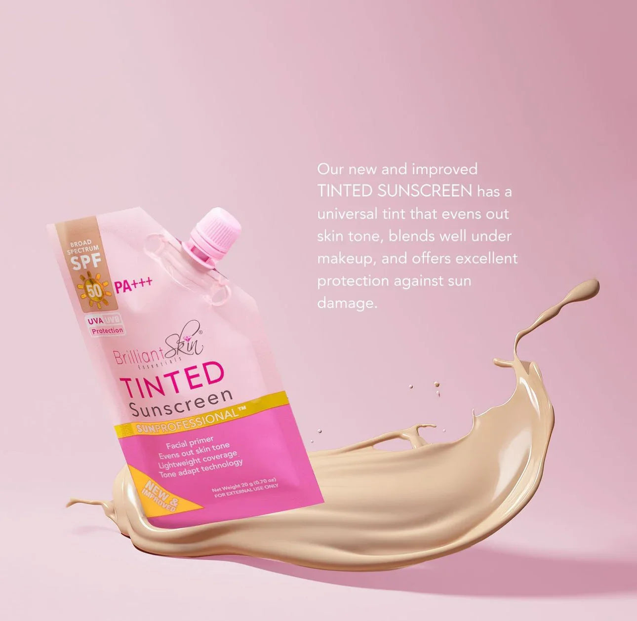 Brilliant Skin Tinted Sunscreen SPF50 PA++++ - 20g