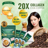 Fitgum 20X Collagen Chia Coffee Mix - Buy 2 Get 1