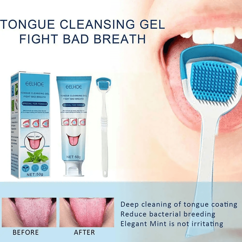 EELHOE Tongue Cleansing Gel Keeps Fresh Breath - 50g