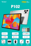 Telzeal P102 جهاز لوحي بشاشة 10.1 بوصة ويدعم شريحتي اتصال و 5G