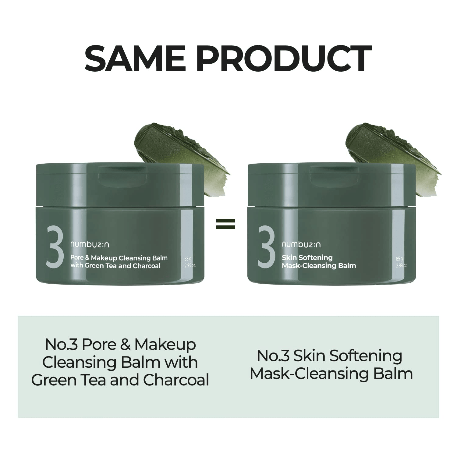 Numbuzin No.3 Skin Softening Mask-Cleansing Balm - 85g