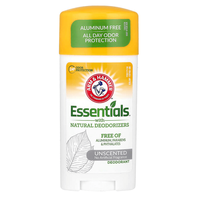 مزيل العرق الطبيعي من Arm &amp; Hammer Essentials بدون رائحة - 73 جرام