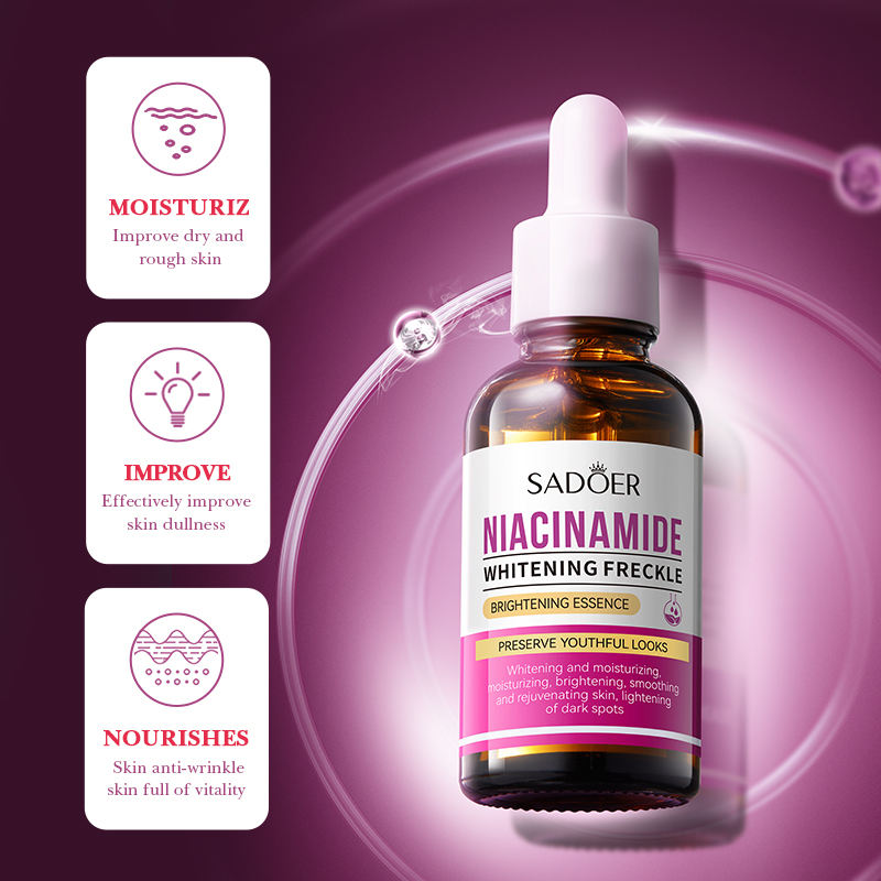 Sadoer Niacinamide Whiten Anti-Freckle Face Serum - 30ml