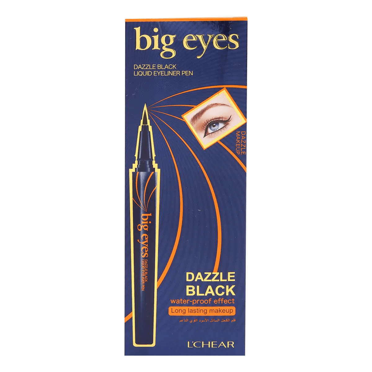 L'Chear Big Eyes Dazzle Black Liquid Eyeliner - 1g