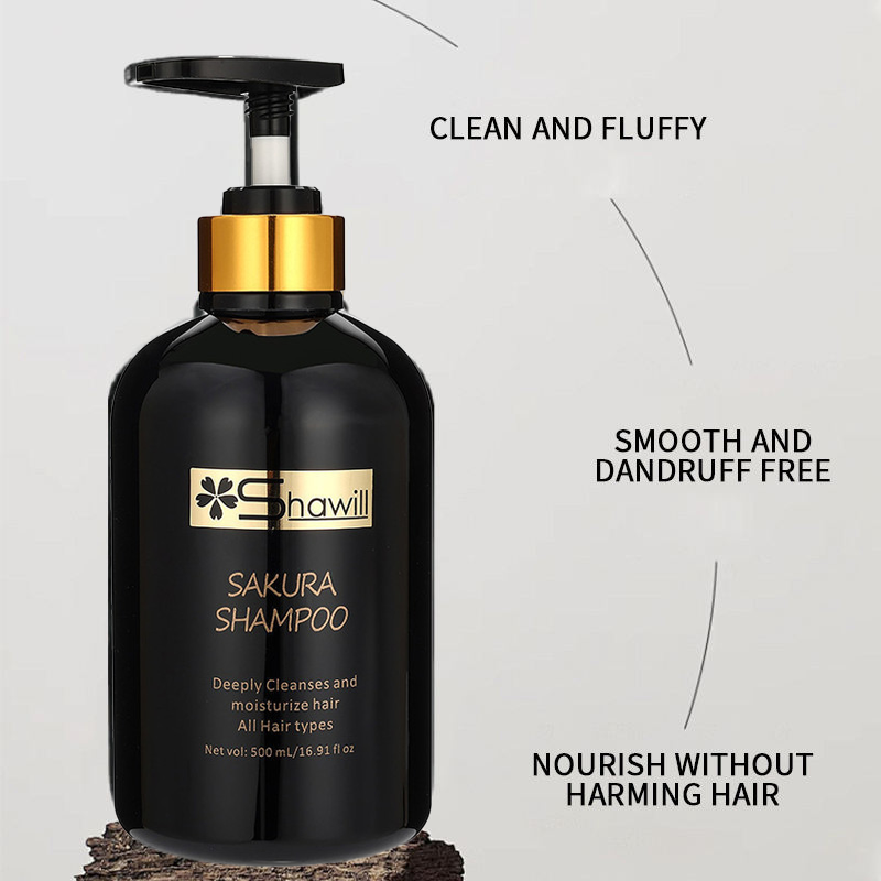 Shawill Sakura Shampoo Deeply Cleanses & Moisturizer - 500ml