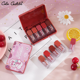 Color Castle Hello Cute Bunny Matte Lipgloss 5Pcs Set
