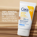 CeraVe Hydrating Mineral Sunscreen SPF 30 Light Sheer Tint - 50ml