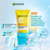 Garnier Super UV Cooling Watergel Sunscreen SPF 50+ PA++++ - 30 مل