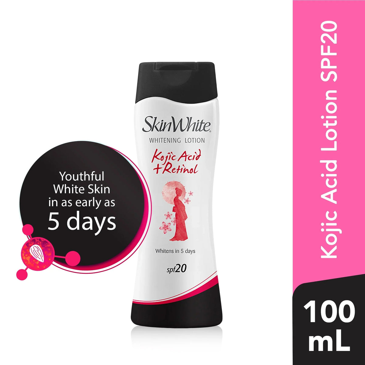 لوشن سكين وايت بحمض الكوجيك والريتينول SPF20 100 مل