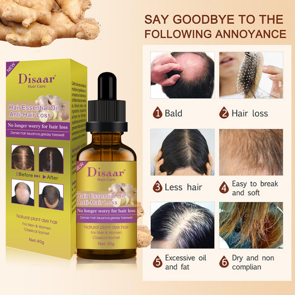 Disaar Anti Hair Loss & Hair Growth Shampoo + Oil - 200ml + 30g
