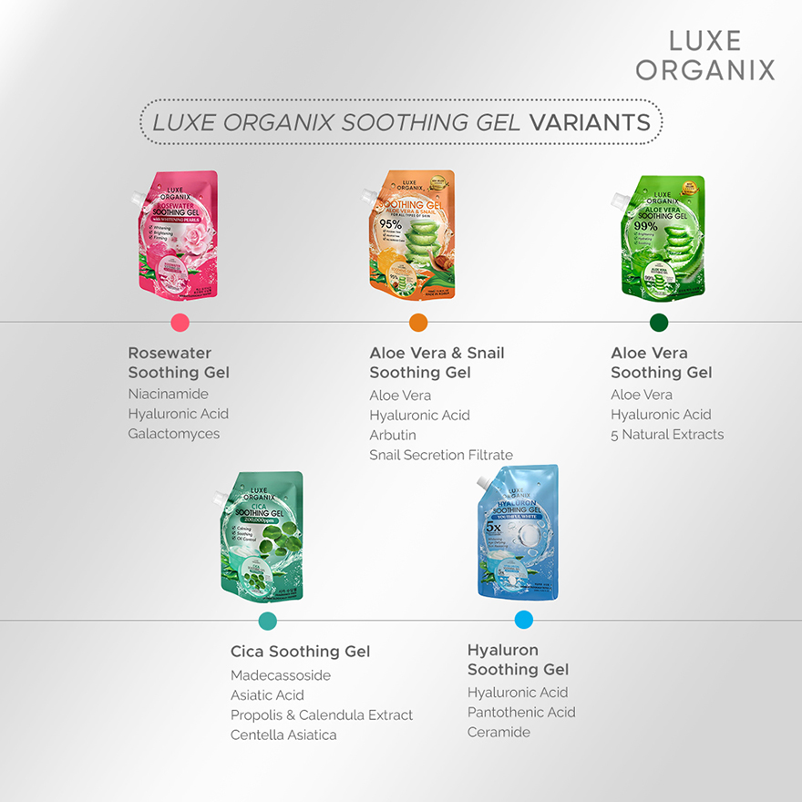 Luxe Organix Rosewater Soothing Gel - 100ml