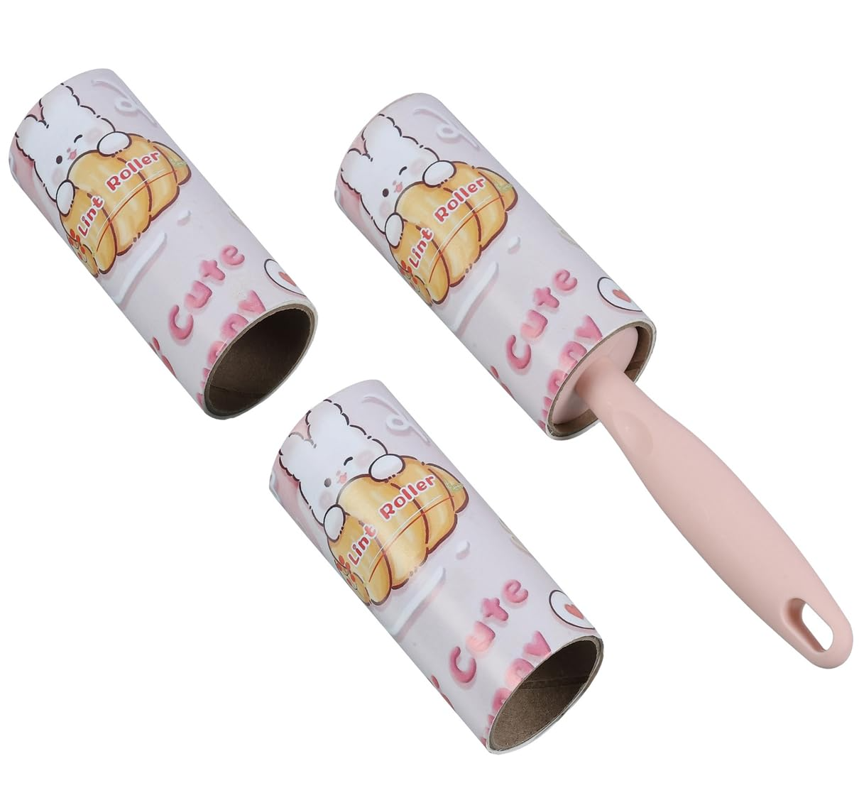 Lint Roller With 2 Extra Sticky Rolls